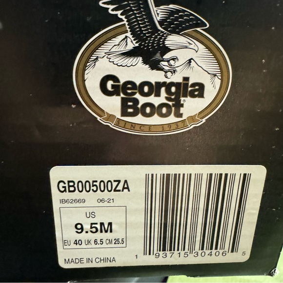 Georgia Boot Womens Amped LT Comp Toe Work Boot Size 9.5 M - Picture 6 of 7